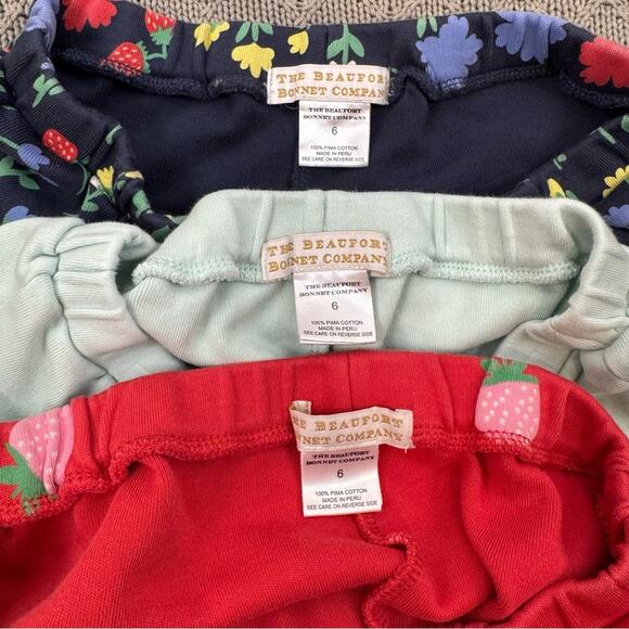 TBBC Bundle of 3 Shorts ~ Floral, Strawberry, and Ruffle ~ 6 - Picture 5 of 9